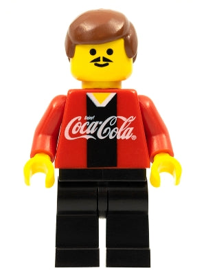 Preowned LEGO® Minifigure – Sports cc4443 Soccer Player Coca-Cola Defender 1