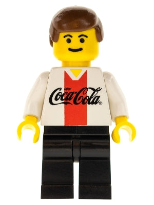 Preowned LEGO® Minifigure – Sports cc4450 Soccer Player Coca-Cola Midfielder 2