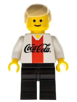 Preowned LEGO® Minifigure – Sports cc4452 Soccer Player Coca-Cola Striker 4