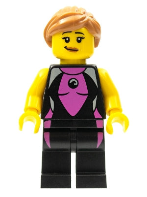 Preowned LEGO® Minifigure – col053 Surfer Girl Series 4