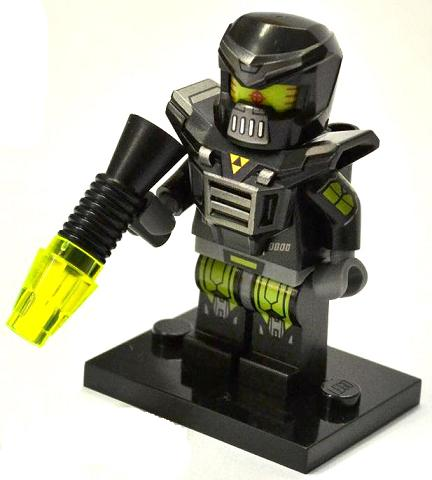 LEGO® Collectible Minifigure Series 11 – col11-4 Evil Mech  Set w/Stand & Access Complete Set with Stand & Accessories