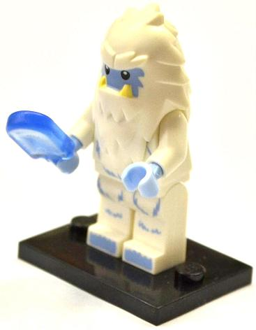 LEGO® Minifigure col11-8 Yeti Series 11 Complete Set w/Stand & Access