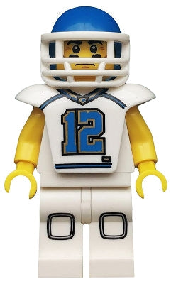 Preowned LEGO® Minifigure – col117 Football Player Series 8