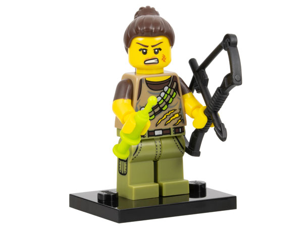 LEGO® Collectible Minifigure Series 12 – Dino Tracker  Set w/Stand & Access (col12-10) Complete Set with Stand & Accessories