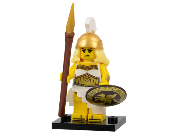 LEGO® Collectible Minifigure Series 12 – col12-5 Battle Goddess  set w/Stand & Acces Complete Set with Stand & Accessories