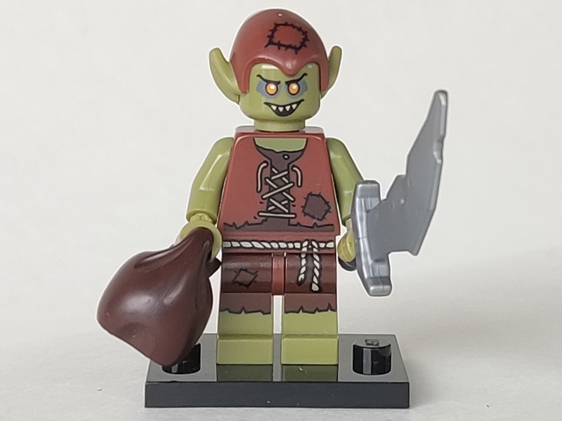 LEGO® Collectible Minifigure Series 13 – col13-5 Goblin  set w/Stand & Acces Complete Set with Stand & Accessories