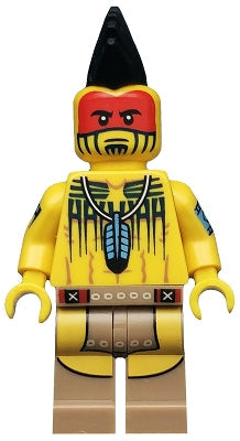 Preowned LEGO® Minifigure – Series 10 col149 Tomahawk Warrior Series 10