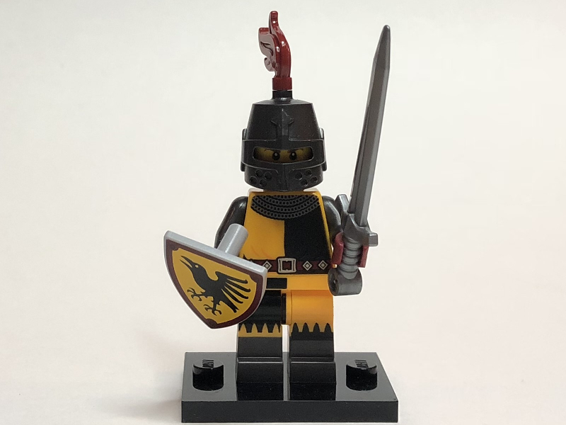 LEGO® Collectible Minifigure Series 20 – col20-4 Tournament Knight  set w/Stand & Acces Complete Set with Stand & Accessories