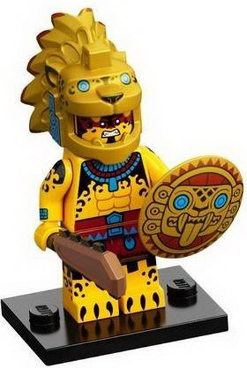 LEGO® Collectible Minifigure Series 21 – col21-8 Ancient Warrior  set w/Stand & Acces Complete Set with Stand & Accessories