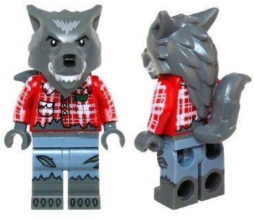 Preowned LEGO® Minifigure – col211 Wolf Guy Series 14