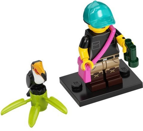 LEGO® Collectible Minifigure Series 22 – col22-9 Birdwatcher  set w/Stand & Acces Complete Set with Stand & Accessories