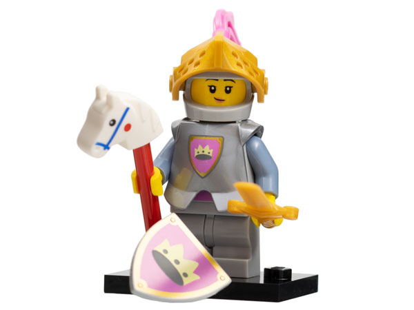 LEGO® Collectible Minifigure Series 23 – Knight of the Yellow Castle  Set (col23-11) Complete Set with Stand & Accessories