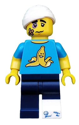 Preowned LEGO® Minifigure – col231 Clumsy Guy Series 15