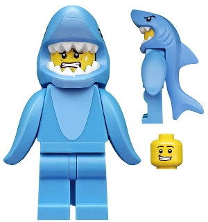 Preowned LEGO® Minifigure – col240 Shark Suit Guy Series 15