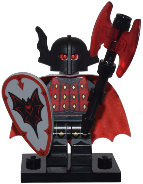 LEGO® Collectible Minifigure Series 25 – col25-3 Vampire Knight  set w/Stand & Acces Complete Set with Stand & Accessories
