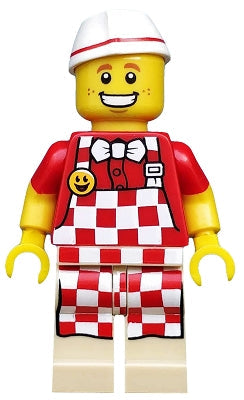 Preowned LEGO® Minifigure – col291 Hot Dog Vendor Series 17
