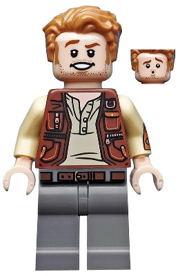 Preowned LEGO® Minifigure – Jurassic World col332 Owen Grady Vest