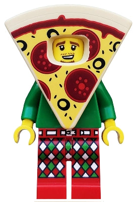Preowned LEGO® Minifigure – col351 Pizza Costume Guy Series 19