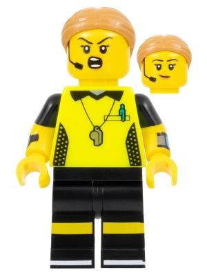 Preowned LEGO® Minifigure – col411 Football Referee Series 24