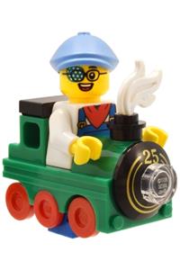Preowned LEGO® Minifigure – Series 25 col433 Train Kid