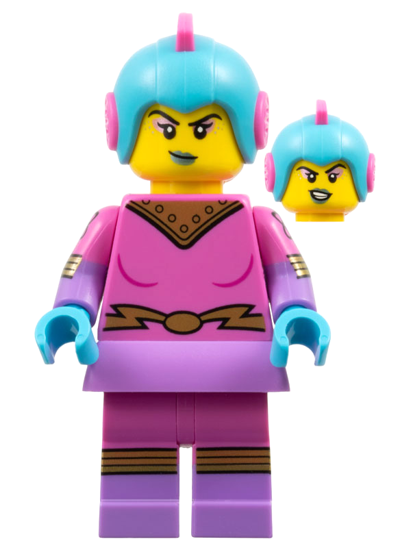 Preowned LEGO® Minifigure – Series 26 col439 Retro Space Heroine