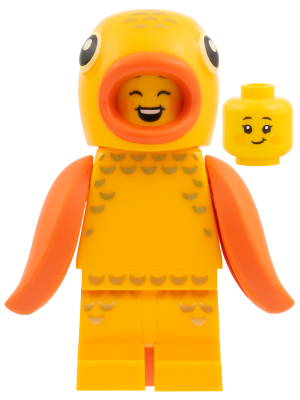 LEGO® Minifigure CMF Animals 28 col463 Goldfish Costume Fan (Minifig Only)