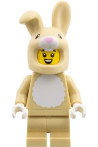 LEGO® Minifigure col470 - Bunny Costume Fan, Series 28 Minifigure Only without Stand and Accessories