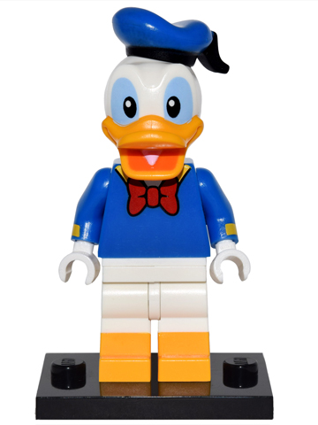 LEGO® Collectible Minifigure Series 1 – coldis-10 Donald Duck Disney  set w/Stand & Acces Complete Set