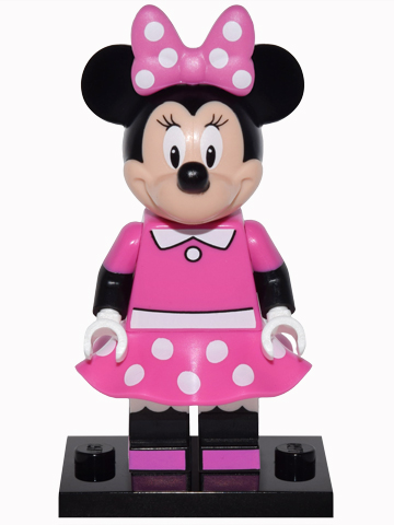 LEGO® Collectible Minifigure Series 1 – coldis-11 Minnie Mouse Disney  set w/Stand & Acces Complete Set