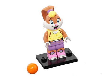 LEGO® Collectible Minifigure Series  – collt-1 Lola Bunny set w/Stand & Acces Complete Set with Stand & Accessories