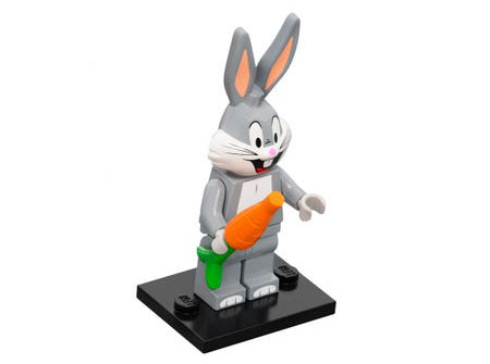 LEGO® Minifigure collt-2 Bugs Bunny Complete set w/Stand & Acces