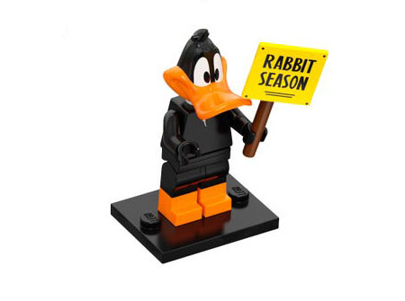 LEGO® Minifigure collt-7 Daffy Duck Complete set w/Stand & Acces