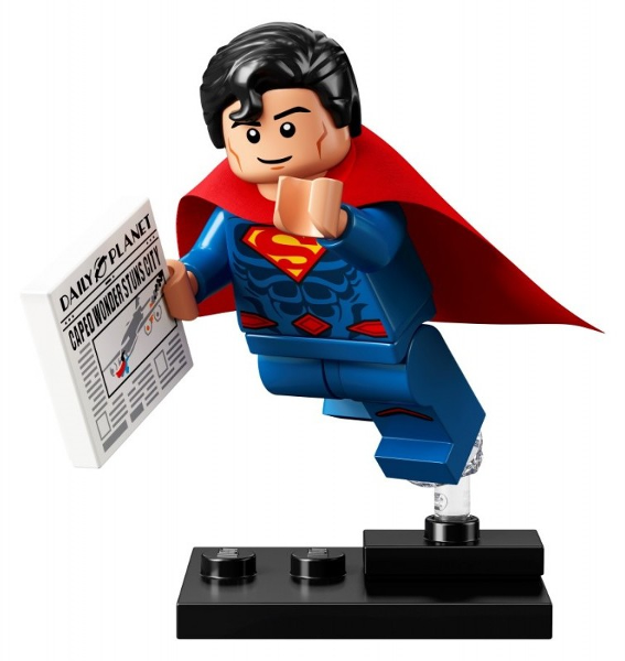 LEGO® Minifigure colsh-7 Superman DC Super Heroes Complete set w/Stand & Acces