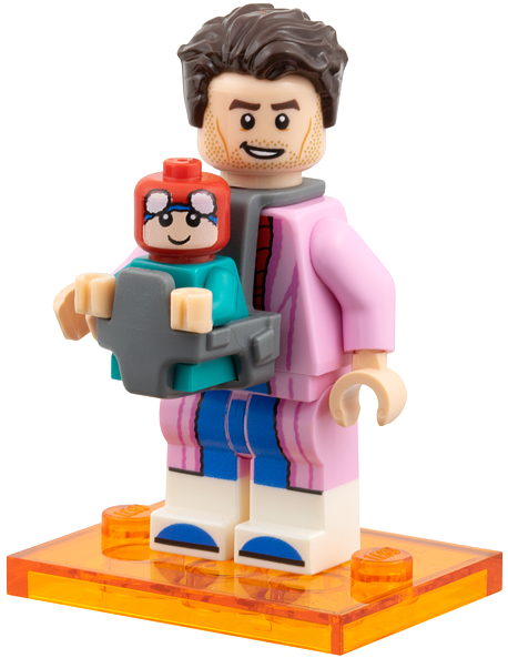 LEGO® Minifigure colspi-10 Peter B. Parker / Spider-Man & May 'Mayday' Parker, Spider-Man Across the Spider-Verse (Complete Set with Stand and Accessories)