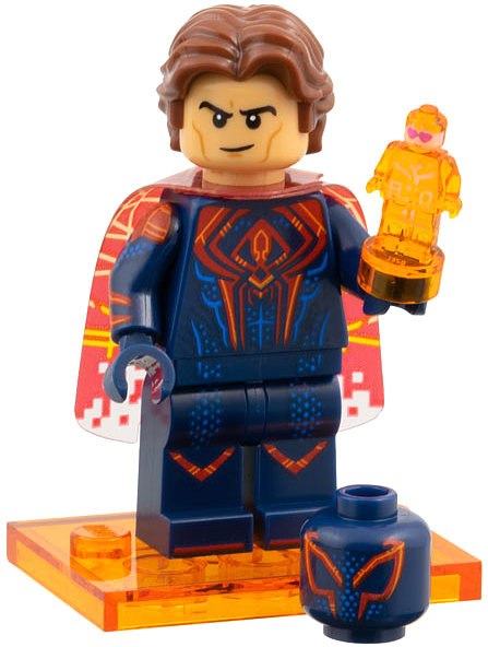 LEGO® Minifigure colspi-5 Miguel O'Hara / Spider-Man 2099, Spider-Man Across the Spider-Verse (Complete Set with Stand and Accessories)