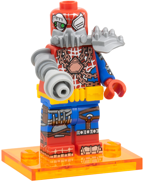 LEGO® Minifigure colspi-7 Petra Parker / Cyborg Spider-Woman, Spider-Man Across the Spider-Verse (Complete Set with Stand and Accessories)