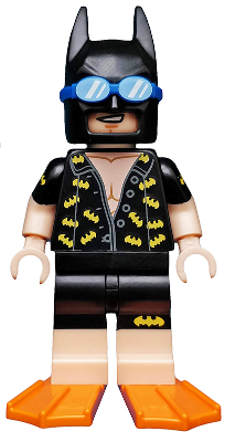Preowned LEGO® Minifigure – LEGO® Batman Movie Series 1 coltlbm05 Vacation Batman