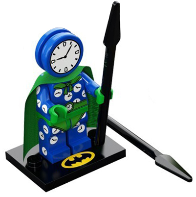 LEGO® Minifigure coltlbm2-3 Clock King The LEGO Batman Movie Series 2 Full Set