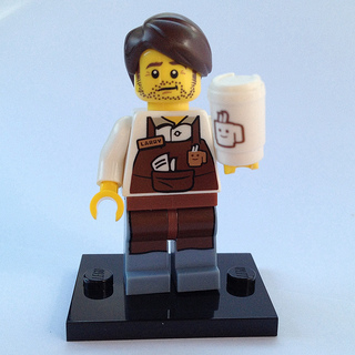 LEGO® Minifigure coltlm-10 Larry the Barista The LEGO Movie Complete Set
