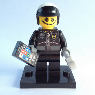 LEGO® Minifigure coltlm-7 Scribble-Face Bad Cop The LEGO Movie Complete Set