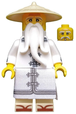 Preowned LEGO® Minifigure – The LEGO NINJAGO Movie coltlnm04 Master Wu The LEGO NINJAGO Mov