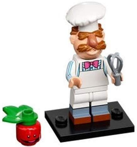 LEGO® Minifigure coltm-11 Swedish Chef The Muppets Complete set w/Stand & Acces
