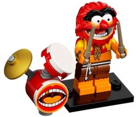 LEGO® Minifigure coltm-8 Animal The Muppets Complete set w/Stand & Acces