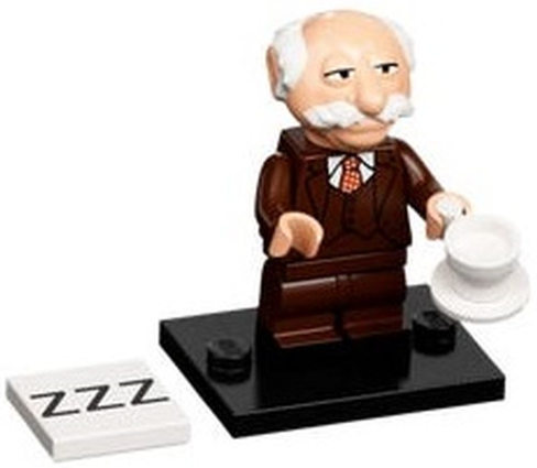 LEGO® Minifigure coltm-9 Waldorf The Muppets Complete set w/Stand & Acces