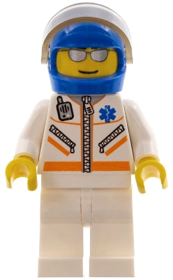 Preowned LEGO® Minifigure – Town cty0081 Doctor Male Jacket w/Zipper and EMT Star of Life W