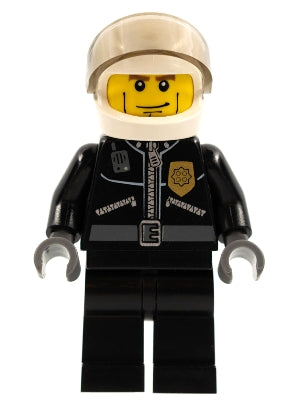 Preowned LEGO® Minifigure – Town cty0230 Police City Leather Jacket w/Gold Badge and POLICE