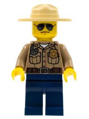 Preowned LEGO® Minifigure – Town cty0264 Forest Police Dark Tan Shirt w/Pockets Radio and G