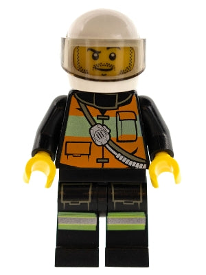 Preowned LEGO® Minifigure – Town cty0344 Fire Reflective Stripe Vest w/Pockets and Shoulder