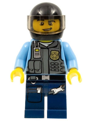 Preowned LEGO® Minifigure – Town cty0357 Police LEGO® City Undercover Elite Police Motorcyc