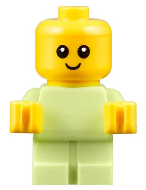 LEGO® Minifigure Town cty0918 Baby Yellowish Green Body w/Yellow Hands